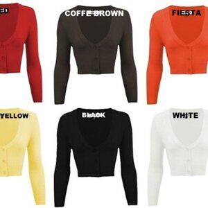 Cardigan Sweater Retro Vintage pinup styles rocabilly black XL